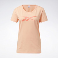 Reebok 锐步 ELX66 COMM W TEE1女子短袖T恤  H52982_橘粉色 A/M