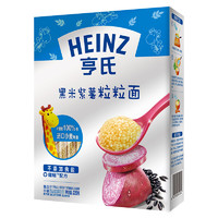 Heinz 亨氏 超金系列 金装粒粒面 黑米紫薯味 320g