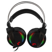 MSI 微星 GH70 耳罩式头戴式有线耳机 黑色 USB口