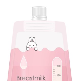 小猪卡特 HX803 母乳存储袋+转接头 180ml*5片