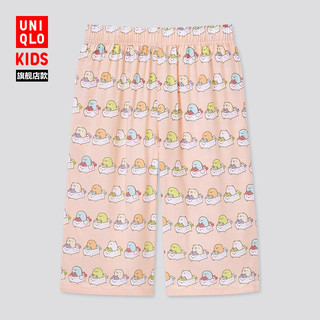 UNIQLO 优衣库 女童七分家居裤