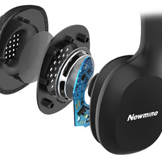 Newmine 纽曼 TB101 耳罩式头戴式降噪蓝牙耳机 黑色