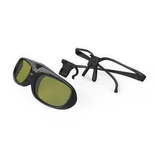 跃路 极米当贝投影仪DLP-Link 液晶主动快门式3D眼镜投影机通用 DLP机器用（带近视夹片） 标配