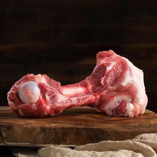新鲜冷冻猪前腿骨 带骨髓 猪筒子骨 猪腿骨猪大骨 熬汤煲汤食材 500g（整根）
