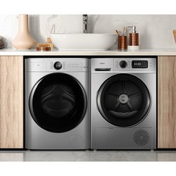 Midea 美的 洗烘套装 (MG100V70WD5-Y1Y +MH100VTH707WY) 10kg全自动洗衣机+10kg热泵烘干机