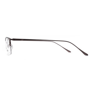 CHARMANT夏蒙眼镜框配近视眼镜男士商务半框眼镜架 VM19335 GR/灰