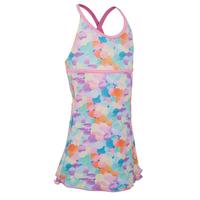 DECATHLON 迪卡侬 0113439 女童连体泳衣 粉色泡泡 130cm