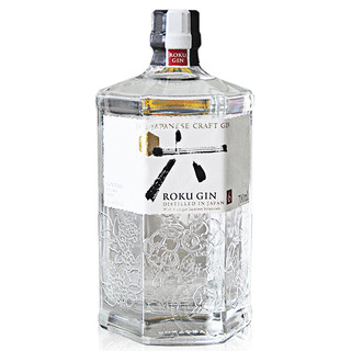 止酒牧旗舰店 三得利六金酒（Suntory）日本原装进口洋酒 Roku Gin6 六精酿杜松子酒 三得利六金酒 700ml