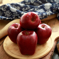 伍食家 甘肃天水花牛苹果 蛇果 可脆可面带箱宝宝辅食水果精选70-75mm 净重约9斤(22-24个)