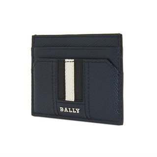 BALLY 巴利 Thar系列 男士卡包 6218033 深蓝色黑白条纹