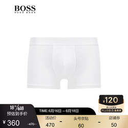 Hugo Boss 雨果博斯 BOSS 雨果博斯内裤男舒适弹力薄款透气棉内裤50377698 100-白色 XL