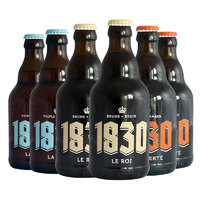 1830 精酿啤酒 比利时进口 330ml*6瓶 棕/三料/琥珀各2瓶