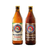 PAULANER 保拉纳 柏龙 混合小麦啤酒 500ml*10瓶 黑白礼盒装