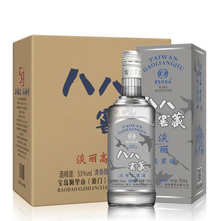 宝岛阿里山 八八窖藏 淡丽高粱酒 53%vol 白酒 700ml*6瓶 整箱装