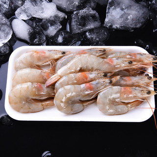 浓鲜时光 深海白虾1.8-2kg 可剥虾仁 大虾 大号50-60/kg海产年货礼盒已通过核酸检测 对虾冻虾可剥虾仁礼盒装