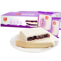 有券的上：友臣 饼干蛋糕 网红紫米面包 1300g