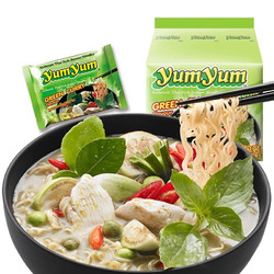 yumyum 养养 泰国进口  青咖喱味汤面70g*5袋