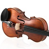 凤灵（FineLegend）普花小提琴儿童成人初学者手工乐器入门考级演奏 A级面板哑光 4/4款