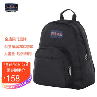 JANSPORT 杰斯伯 JanSport杰斯伯双肩包妈咪包女学生时尚ins迷你小包 TDH6008 黑色