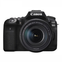 Canon 佳能 EOS 90D APS-C画幅 数码单反相机 黑色 EF-S 18-135mm F3.5 IS STM 变焦镜头 单镜头套机