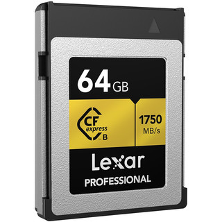 Lexar 雷克沙 PROFESSIONAL CF存储卡 64GB（1750MB/s）