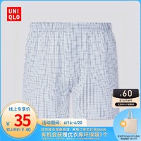 UNIQLO 优衣库 男装 平脚短裤(格子 内裤 优衣库 透气) 434702