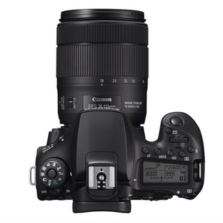 Canon 佳能 EOS 90D APS-C画幅 数码单反相机 黑色 EF-S 18-135mm F3.5 IS USM 变焦镜头 单镜头套机