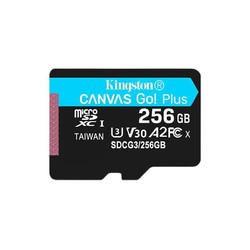 Kingston 金士顿 SDG3系列 MicroSD存储卡 256GB（UHS-I、V30、U3)