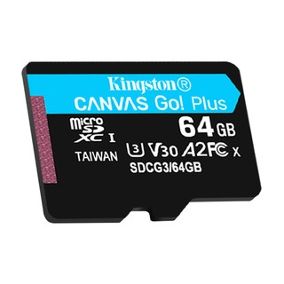 Kingston 金士顿 SDG3系列 MicroSD存储卡 64GB（UHS-I、V30、U3)