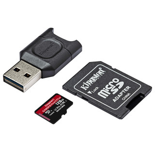 Kingston 金士顿 MLPMR2 MicroSD存储卡 128GB（UHS-II、V90、U3)