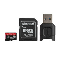 Kingston 金士顿 MLPMR2 MicroSD存储卡 64GB(UHS-II、V90、U3)