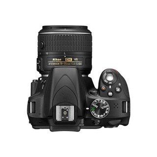 Nikon 尼康 D3300 APS-C画幅 数码单反相机 黑色 AF-S DX 18-55mm F3.5 G VR II 变焦镜头 单镜头套机