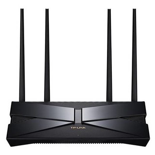 TP-LINK 普联 大道系列 TL-XDR3060 易展Turbo版 双频3000M 家用千兆Mesh无线路由器 WiFi 6 单个装 黑色