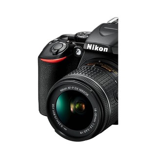 Nikon 尼康 D3500 APS-C画幅 数码单反相机 黑色 AF-P DX 18-55mm F3.5 G VR 变焦镜头 单镜头套机