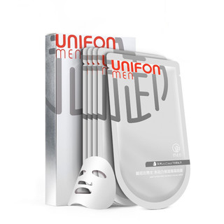 UNIFON 御泥坊 男士水动力保湿海藻面膜 25ml*5片