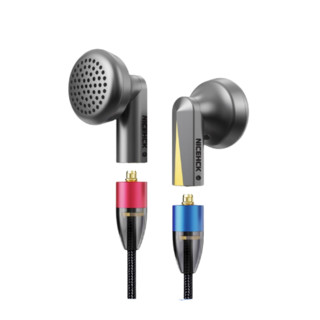 NICEHCK EBX21 平头塞入耳式动圈有线耳机 灰色 3.5mm
