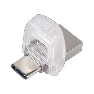 Kingston 金士顿 DataTraveler系列 DTDUO3C USB3.1 U盘 银色 64GB USB/Type-C