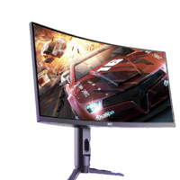 HKC 惠科 CG301QL 29英寸 VA 曲面 FreeSync 显示器（2560×1080、200Hz、90%DCI-P3）