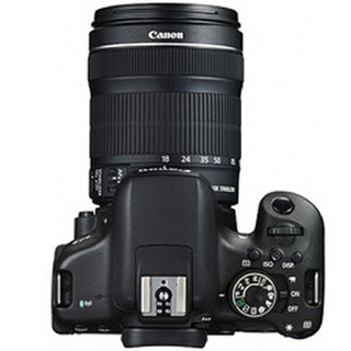 Canon 佳能 EOS 750D APS-C画幅 数码单反相机 黑色 EF-S 18-135mm F3.5 IS STM 变焦镜头 单镜头套机