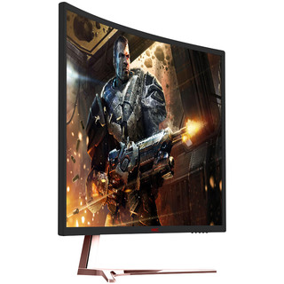 HKC 惠科 G4 Plus 23.6英寸 VA 曲面 FreeSync 显示器 (1920×1080、144Hz、85%NTSC)