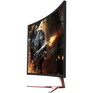 HKC 惠科 G4 Plus 23.6英寸 VA 曲面 FreeSync 显示器 (1920×1080、144Hz、85%NTSC)