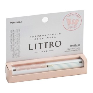 Kanmido LITTRO系列 LT-01 卷式笔型便签纸 粉色+蓝色 140张