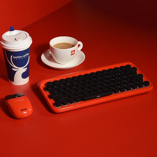 LOFREE 洛斐 EH112S 79键 蓝牙双模机械键盘 红色 佳达隆G轴青轴 单光