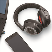 Plantronics 缤特力 8200UC 耳罩式头戴式主动降噪蓝牙耳机 黑色