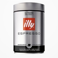 PLUS会员：illy 意利 深度烘焙咖啡粉 250g/罐