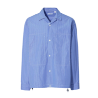 UNIQLO 优衣库 +J系列 SUPIMACOTTON 男士长袖衬衫 440466 粉蓝色 S