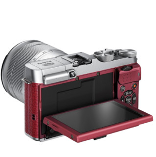 FUJIFILM 富士 X-A1 APS-C画幅 微单相机 红色 XC 16-50mm F3.5 OIS 变焦镜头 单头套机