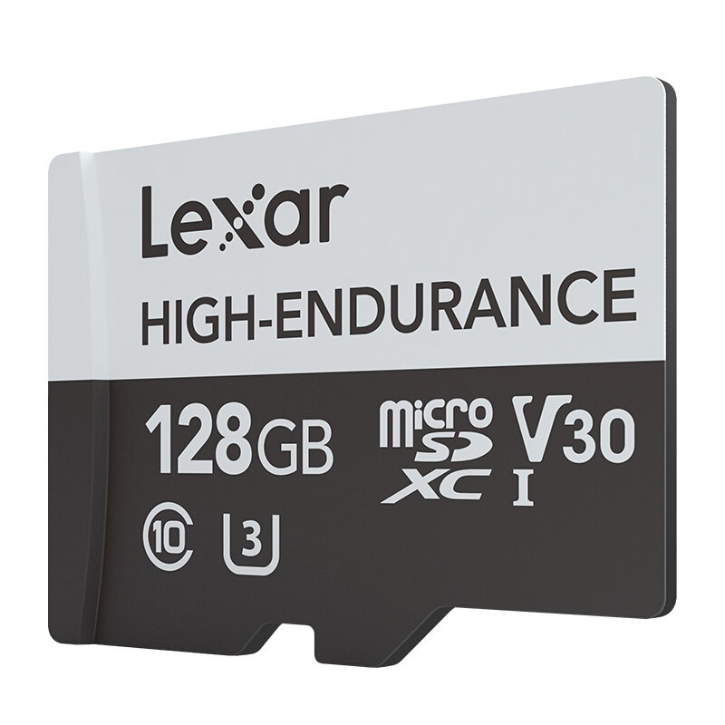 Lexar 雷克沙 HIGH-ENDURANCE MicroSD存储卡 128GB（UHS-I、V30、U3)