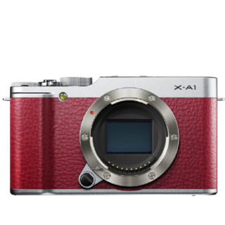 FUJIFILM 富士 X-A1 APS-C画幅 微单相机 红色 XC 16-50mm F3.5 OIS 变焦镜头 单头套机