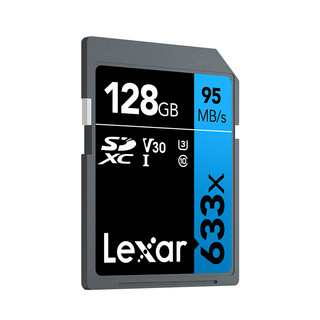 Lexar 雷克沙 SD存储卡 128GB（UHS-I、V30、U3)